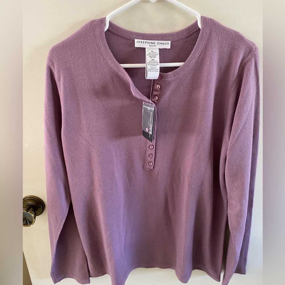 Cozy button long sleeve shirt